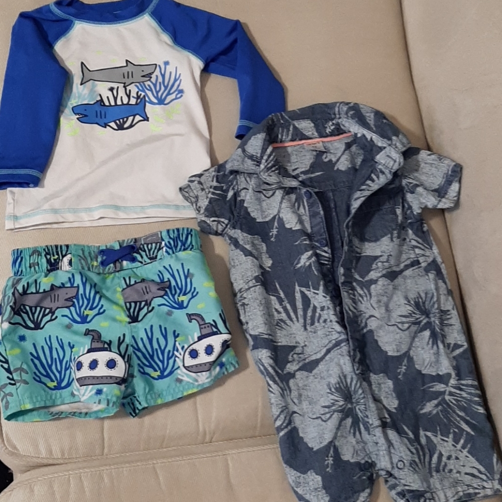 12 month boys summer swim lot